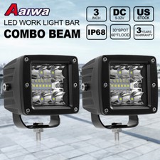 2x 3inch Led Cube Pods Work Light Bar Spot Flood Driving Fog Offroad Atv Utv 4wd 2x 3inch Led Cube Pods Work Light Bar Spot Flood Driving Fog Offroad Atv Utv 4wd