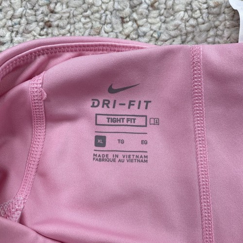 Nike Girls Active Pants sz XL Pink Skinny Lightweight Stretch Tight Fit Dri Fit - Picture 12 of 13