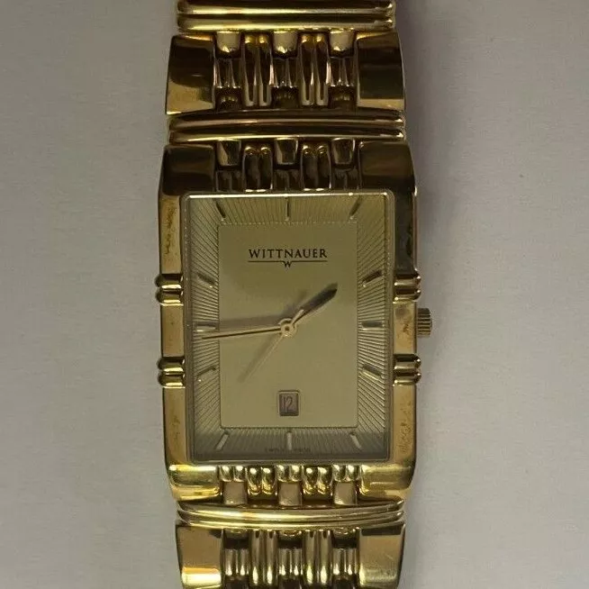 Wittnauer men's gold watches hot sale