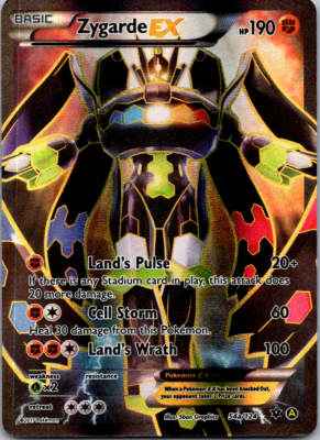 Zygarde EX Pokemon TCG 54a/124 Full Art Ultra Rare XY Fates