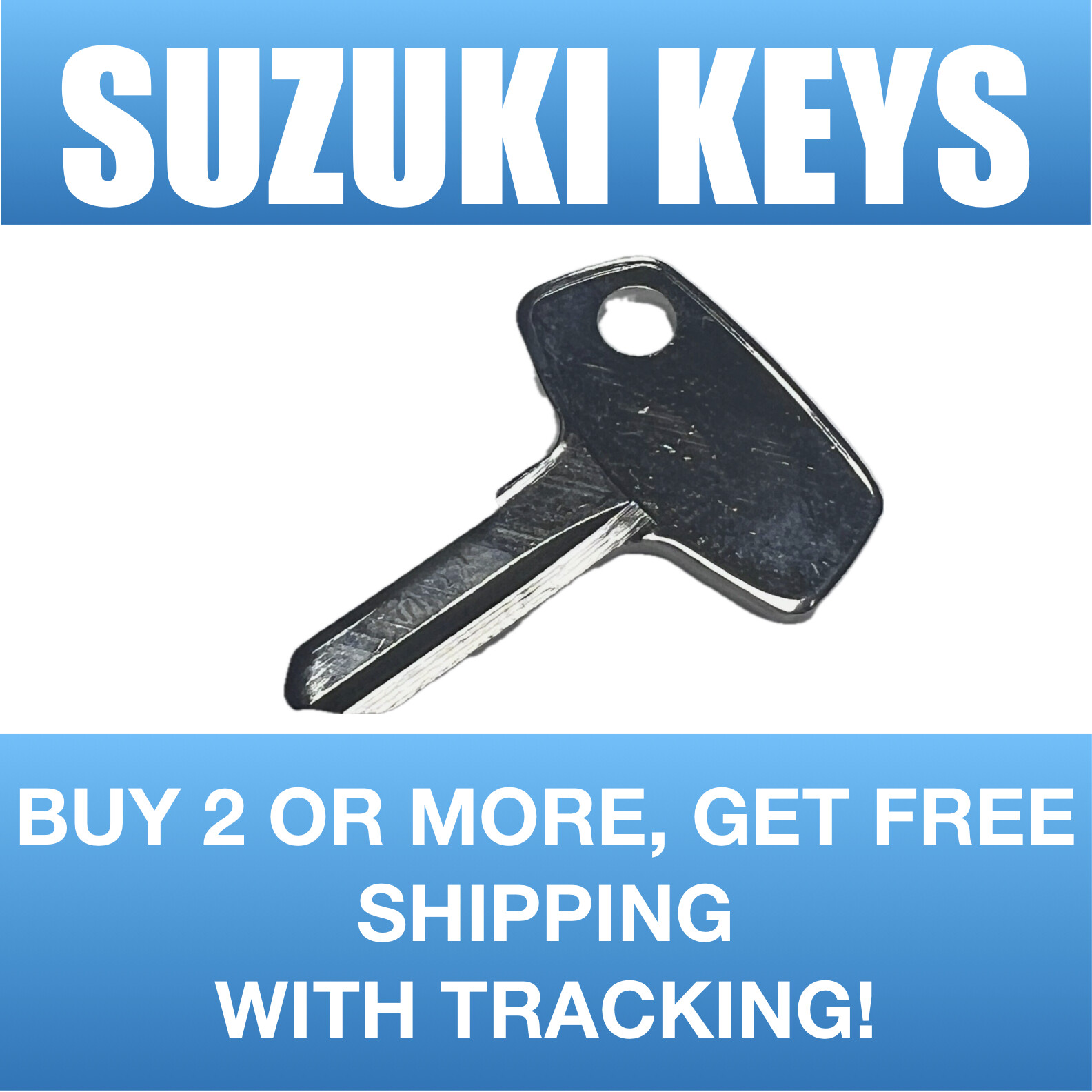 Suzuki Motorcycle keys Cut to Code spare replacement key codes 21111