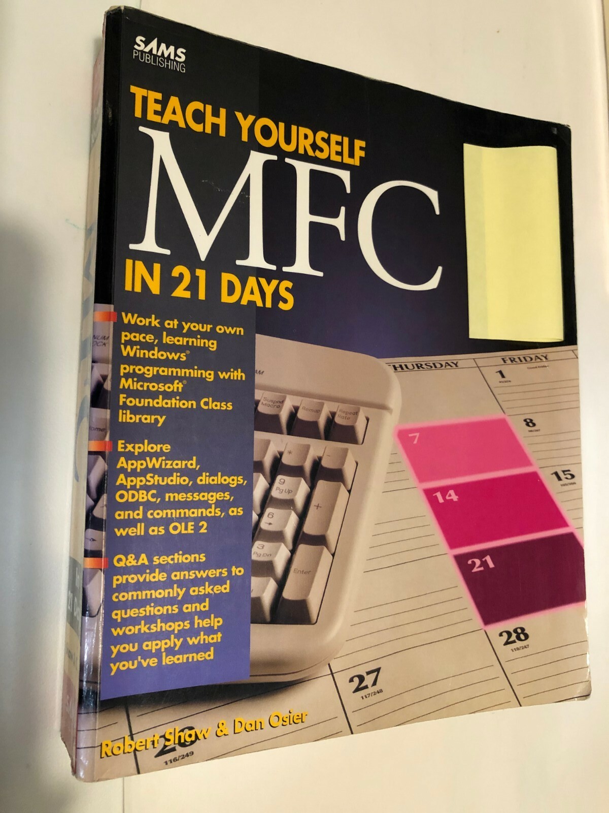 Teach Yourself Microsoft Foundation Class Library Programming in 21 ...