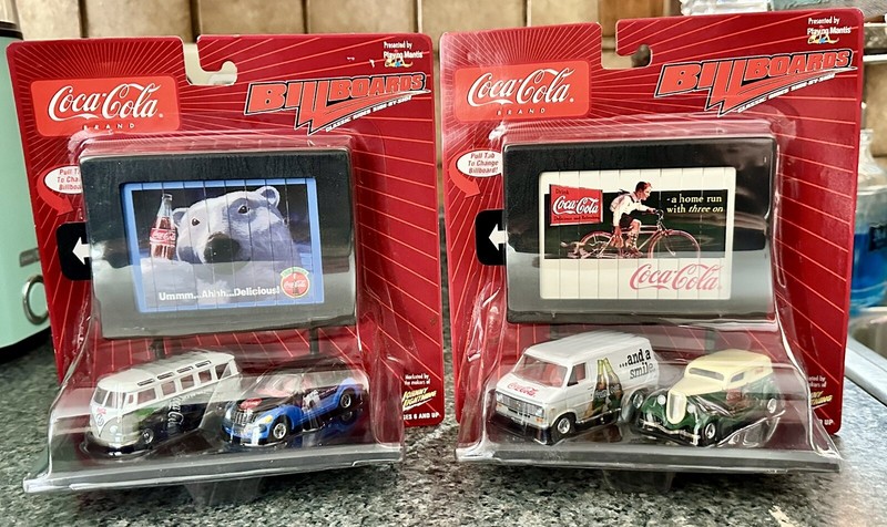 2003 Coca-Cola Billboards Release 1 and 2. Johnny Lightning. New In Factory Pack
