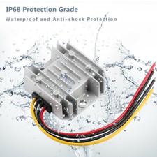 Reductor convertidor de CC para automóvil regulador estabilizador de voltaje reductor impermeable