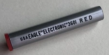 Vintage EAGLE ELECTRONIC Mechanical Pencil Lead RED .9mm NOS 16pk USA