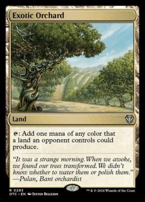 *MtG: 4x EXOTIC ORCHARD - Commander: Outlaws of Thunder Junction Rare*