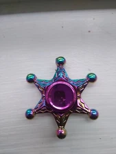 Fancy Rainbow Metal Fidget Spinner Toy Boys/Girls Kids/ Adults