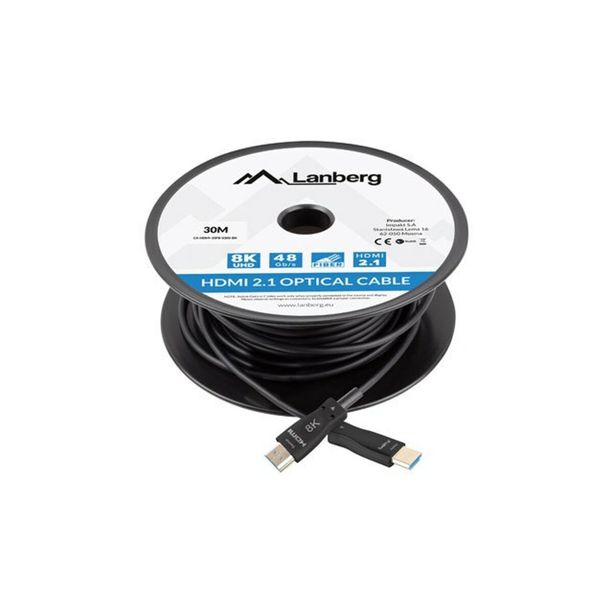 Thumbnail - Hdmi Kabel Lanberg Ca-hdmi-30fb-0300-bk 30 M