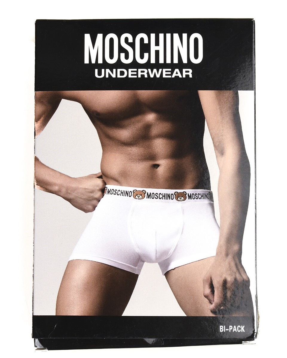 Moschino Underwear 2 Boxer Underwear Man Grey 4770 8119 489