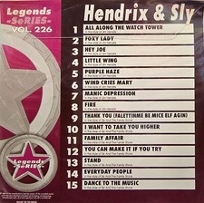 226 HENDRIX SLY    UK LEGENDS  KARAOKE CDG LOT VA