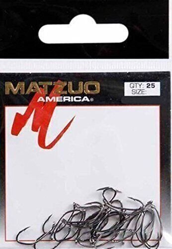 Matzuo 140012-4 Baitholder Sickle Hook #4 Blk , Black - Picture 1 of 1