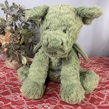 Jellycat Fuddlewuddle Dragon Sage Green Plush Small 9" Stuffed Animal