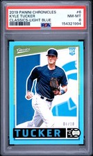 2019 Panini Chronicles #6 Kyle Tucker Classics Light Blue PSA 8 #/10