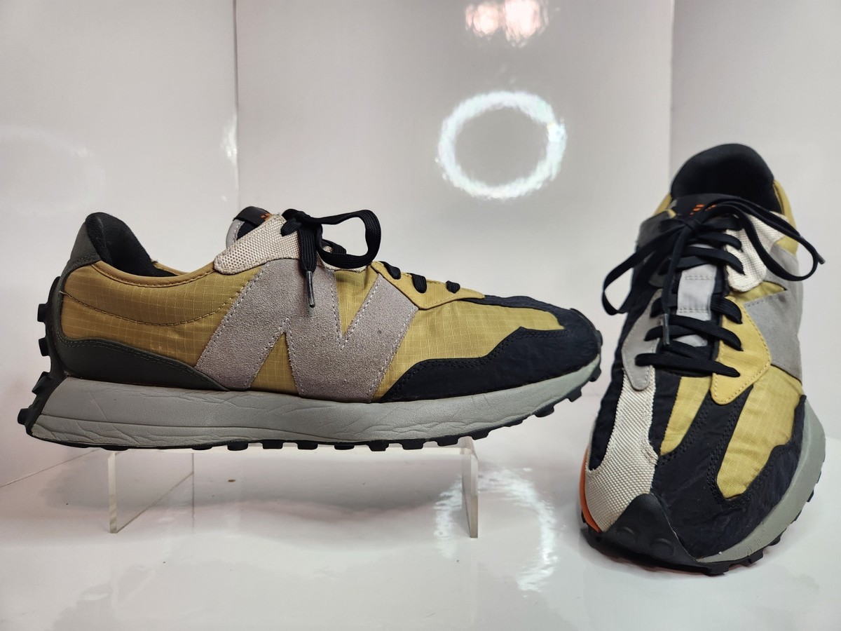 New Balance 327 -Mens US 13- Gold Yellow Byzantine Gold -MS327PB 