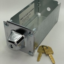 ESD 72303-XD 8" Laundry Coin Box  2 Keys Commercial Washer Dryer 017136 