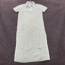 HAVEN WELL WITHIN Organic Cotton Rib Knit Johnny Collar Dress M