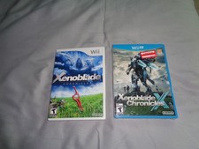 Xenoblade Chronicles (Wii, Used) And Xenoblade Chronicles X (Wii U, New) Lot