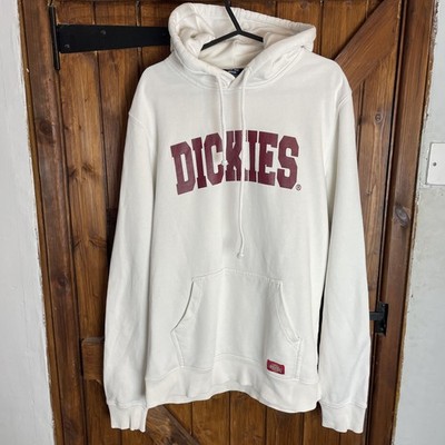 Dickies Herren Hoodie weiß Print Spellout Größe Medium