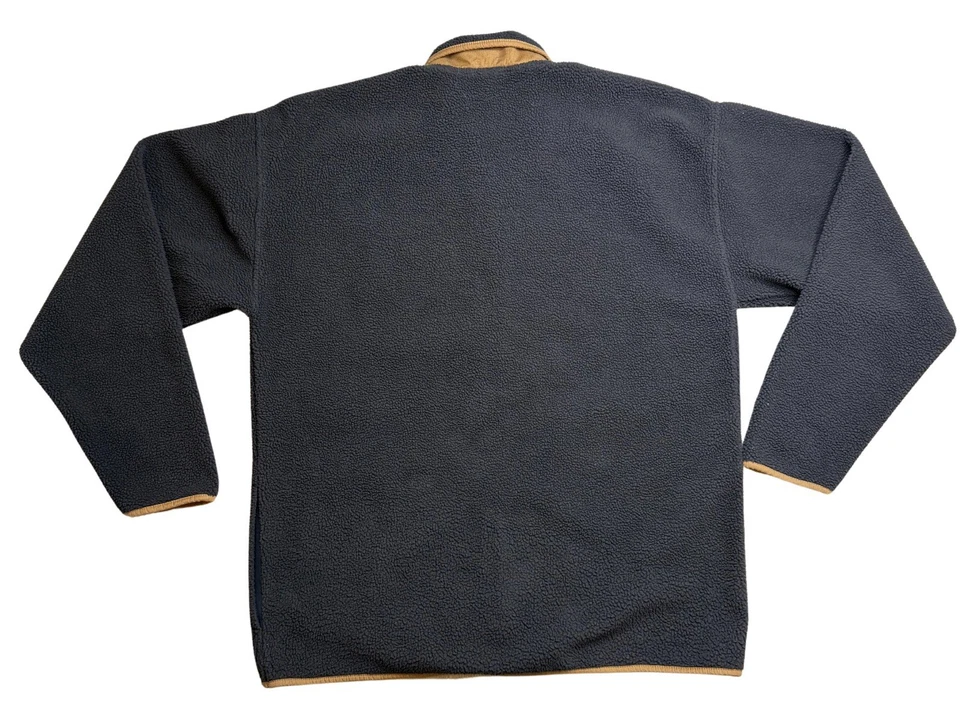 Hurley Men’s Sherpa Fleece Jacket Black Brown Winter Full Zip Size XL XLarge - Image 2 of 4