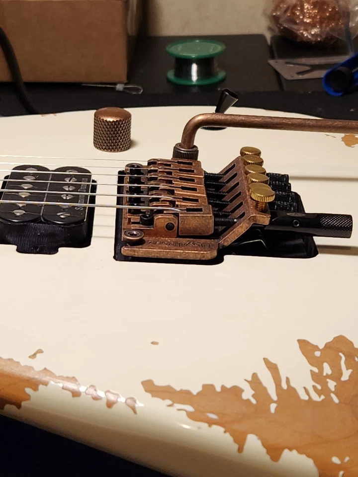 Charvel Pro-Mod Relic San Dimas ST1 HH Electric Guitar  antique Bronze - Image 4 of 4