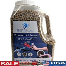 Koi Fish Food Pellets 32 Protein Healthy Growth Formula Nutritional Fish Feed