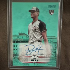 Topps 2025 Stadium Club DJ Herz Nationals Gold Autograph Rookie /50 #SCBA-DHE