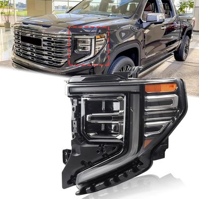 For 2022 2023-2025 GMC Sierra 1500 SLT | Denali Full LED Headlight Left Driver