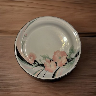 Sango JOLIE 253319 Dinner Plate 10-3/4 Inch Vintage Large Pink Flowers 1 Count