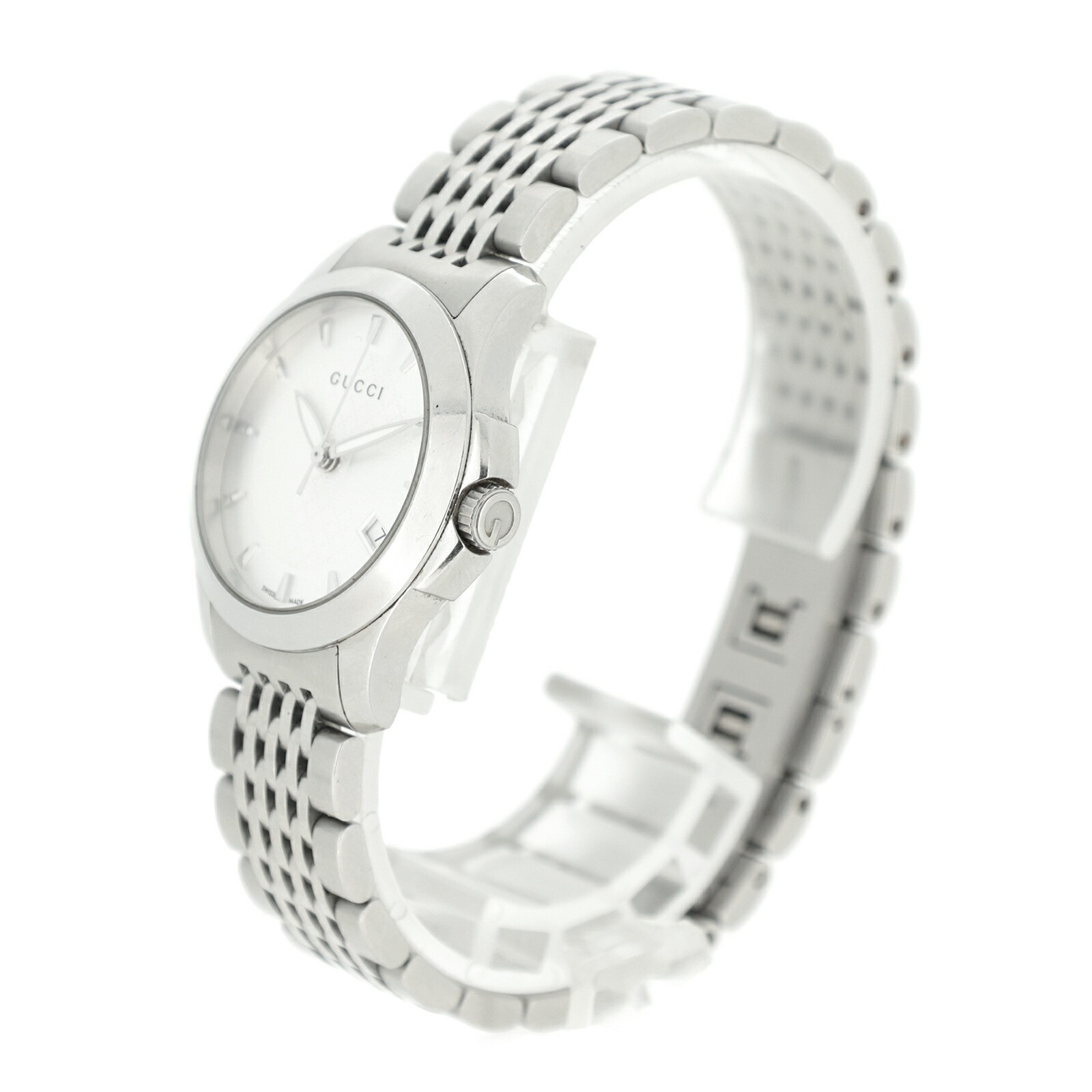 GUCCI G Timeless Silver Dial Ladies Watch 126.5