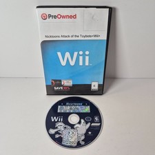 Nicktoons Attack of the Toybots Nintendo Wii Tested Disc Replacement Case