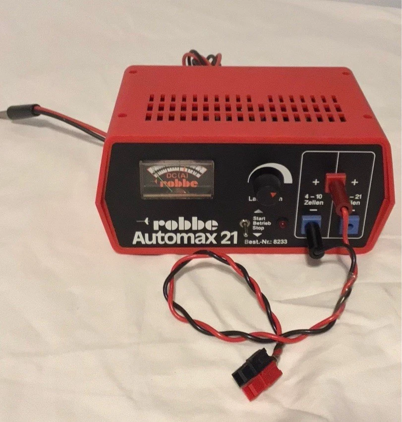Robbe Automax 21 r/c самолет лодка автомобиль зарядное устройство красный/черный лучший.-Nr.: 8233 DC (A) - Изображение 4 из 4