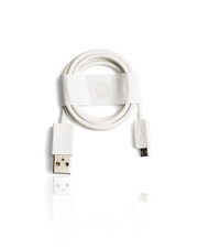 Motorola Micro-USB Charging Cable Authorized OEM  White 
