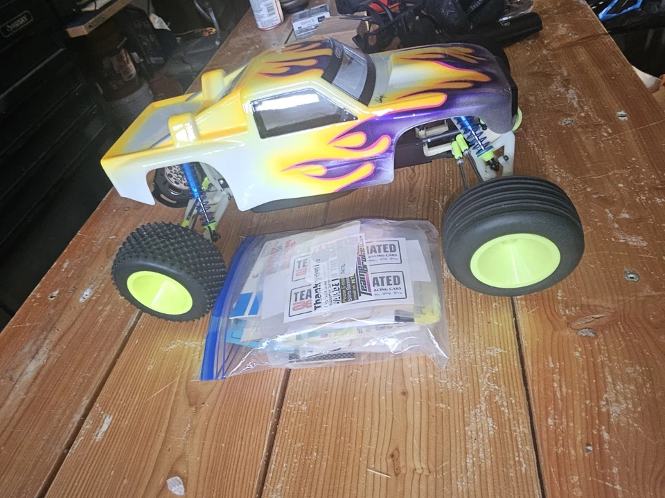 Vintage RC10T Truck Customized Build Mip Tekin Rpm World Front End & Rear + More - Image 3 of 4