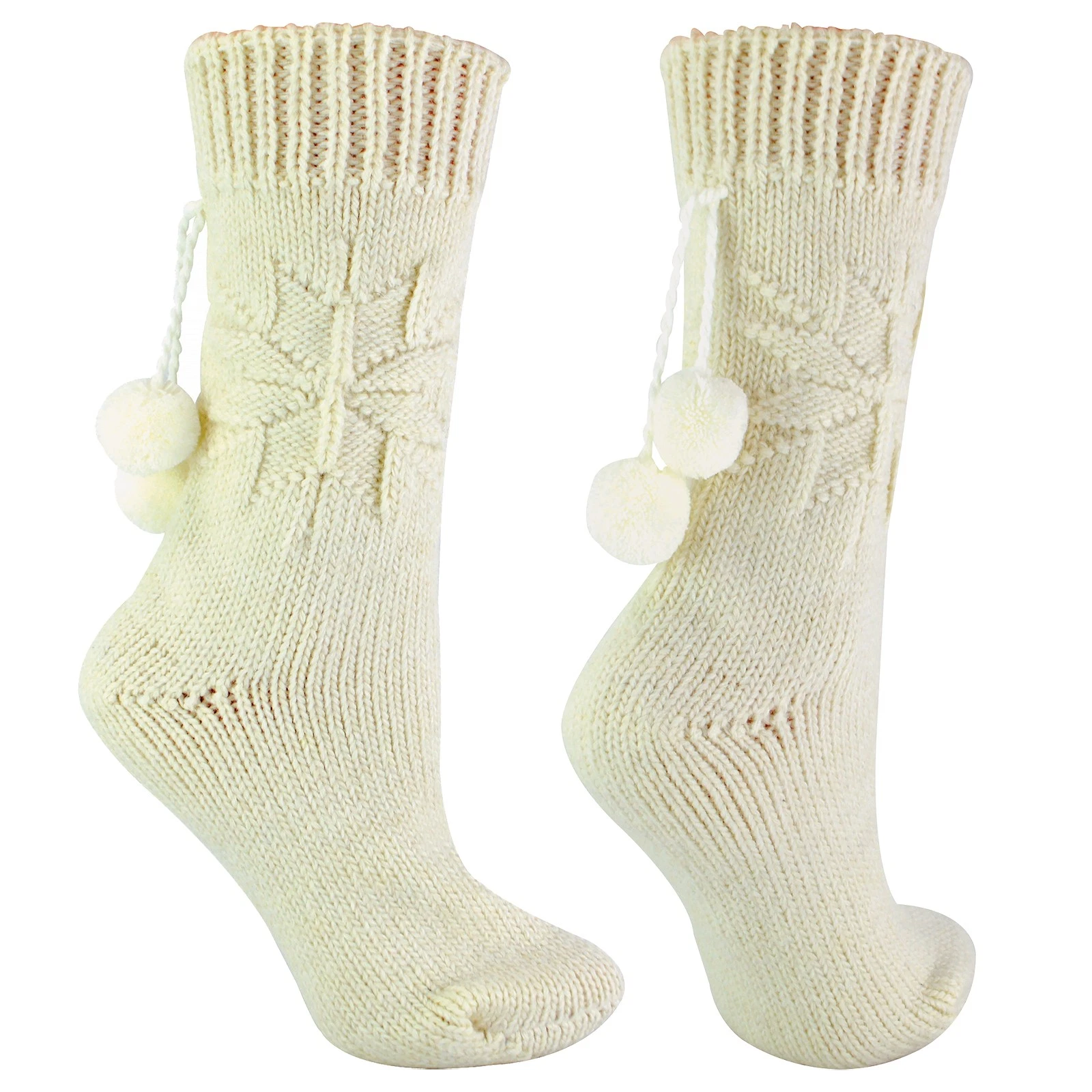 Womens Alpaca Thermal Socks by Sock Snob , Fluffy Inner Socks Size 4 5 6 7