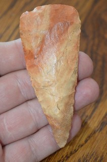Colorful Payson Chert Woodland blade Pike Co Illinois 3.5 x 1.5 Nice Material