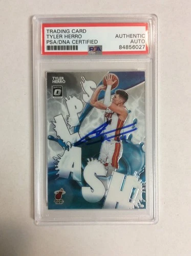 Tyler Herro Auto Autographed Signed Donruss Optic Splash PSA/DNA Authentic Auto