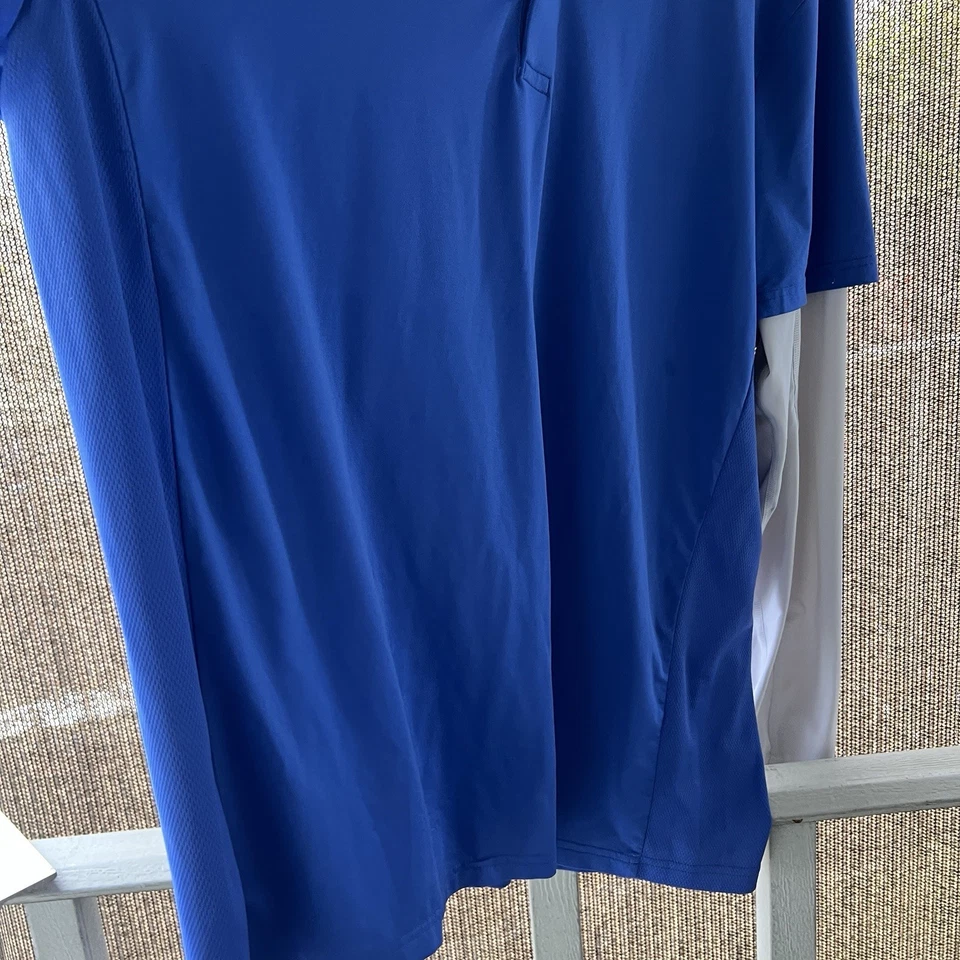 Camisa RLX Ralph Lauren Para Hombres 2XL Azul Pullover Golf Performance 2 Tonos Foto 4 de 4