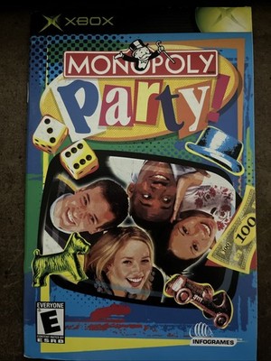 Monopoly Party (Microsoft Xbox, 2002) Instruction Booklet Manual Only