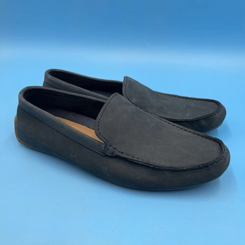 Mocassino mocassino uomo Clarks Reazor slip on blu nabuk UK 8G EU 42