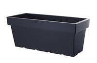 Blumen KüBel Xxl Anthrazit - 80 X 35 Cm - Garten Deko Pflanz Topf Kasten Trog