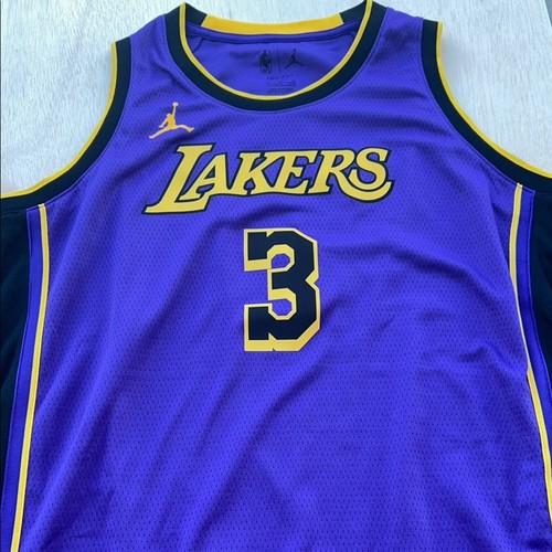 Anthony Davis, lila & schwarz Lakers Basketball Trikot Neu mit Etikett XL 18/20 - Bild 1 von 7