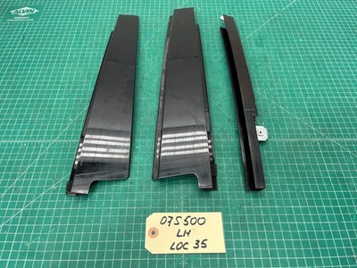 07-13 MERCEDES-BENZ W221 S550 LEFT SIDE PILLAR TRIM MODLING SET OF 3 ITEM OEM
