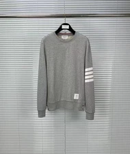 Thom Browne Men/womens Round Neck Pullover Classic Sports Casual Top Sweater