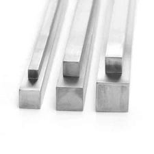 304 Stainless Steel Square Bar 3/4/5/6/8/10/12/15/16/18 to 60mm Multiple Lengths