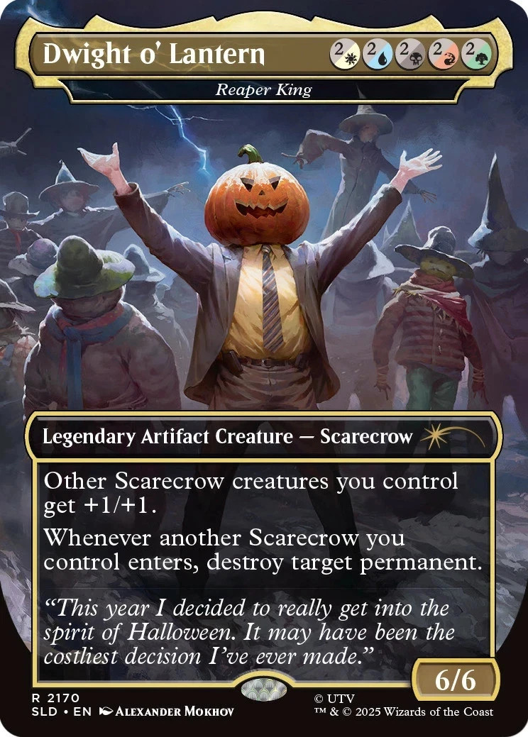 MTG Secret Lair Secret Scare Superdrop The Office Dwight's Destiny