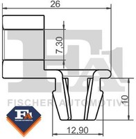 Fa1 21-40071.5 Clip FüR Zier-/Schutzleiste FüR Citroen FüR Peugeot