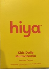 Hiya Kids Daily Vitamin-30 Chewables For Kids 2 Years