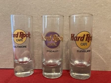 Hard Rock Café Shot Glass Collection Lot – 50+ Cities – International – Barware