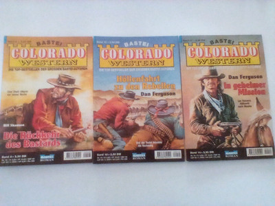 3 Colorado Western Nr. 8,und Nr.10 und Nr.14  /Bastei Verlag/guter Zustand