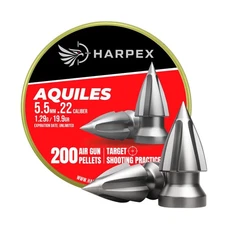 Harpex Aquiles Airgun pellets 5.5mm .22 Caliber  - Pointed Arrowhead - 200ct